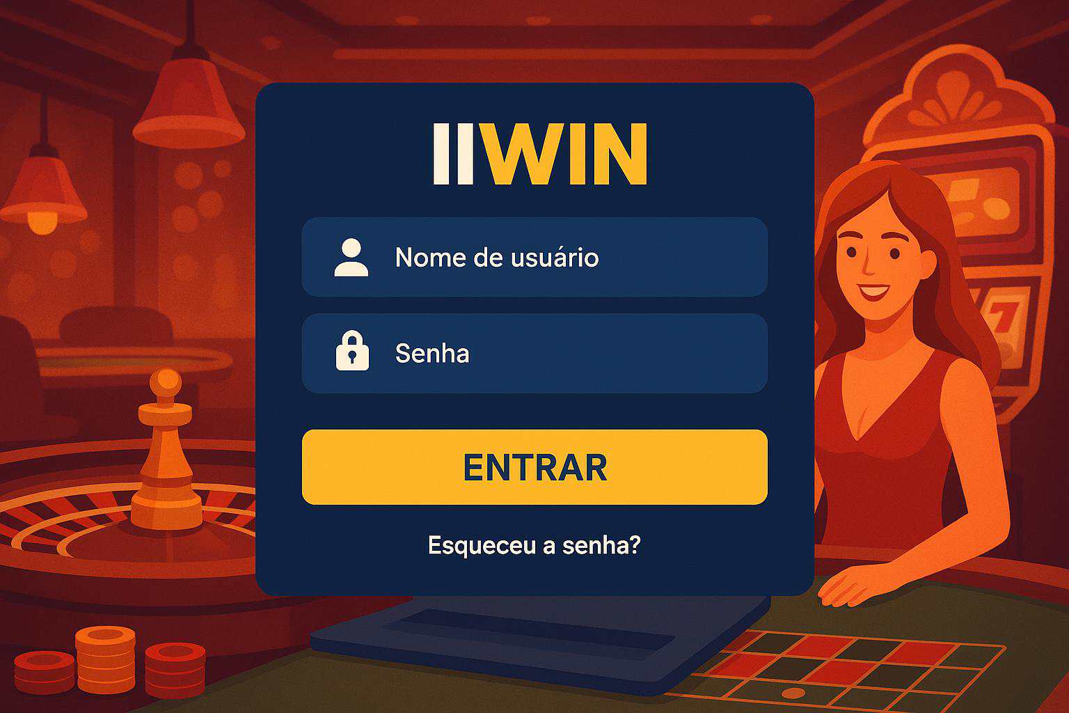 Não Perca tempo, o rRgistro na site IIWIN  